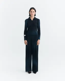 thinking mu Thinking MU Damen vegan Hose Whisper Mit Falten Maro Dunkelblau – Produktbild 1 von 1