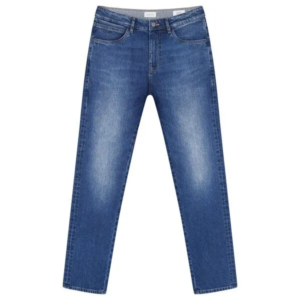 DAWN Herren Jeans DUSK Regular Straight DAWN Bio-Baumwolle, Dark blue, – Produktbild 3 von 5