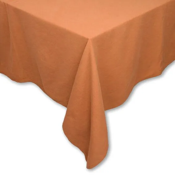 jilda-tex jilda-tex Tischdecke Renforce 100% Bio-Baumwolle Uni MADE IN GREEN, Terrakotta, – Produktbild 1 von 2