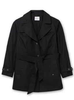 sheego Trenchcoat schwarz – Produktbild 1 von 1