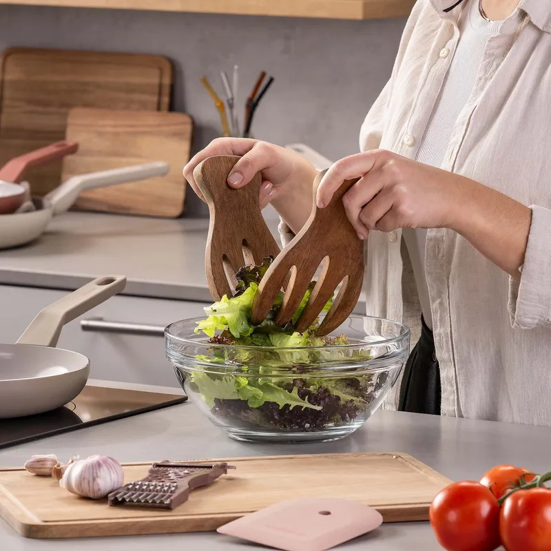 Fackelmann Fackelmann Salatgabeln, Akazie – Produktbild 2 von 2