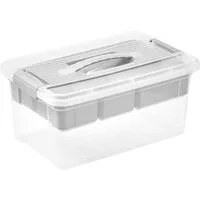 Keeeper keeeper Organizer-Box "Henri" mit Tragegriff, 23 x 35 x 17 cm, 9 l, nordic grey – Produktbild 1 von 1