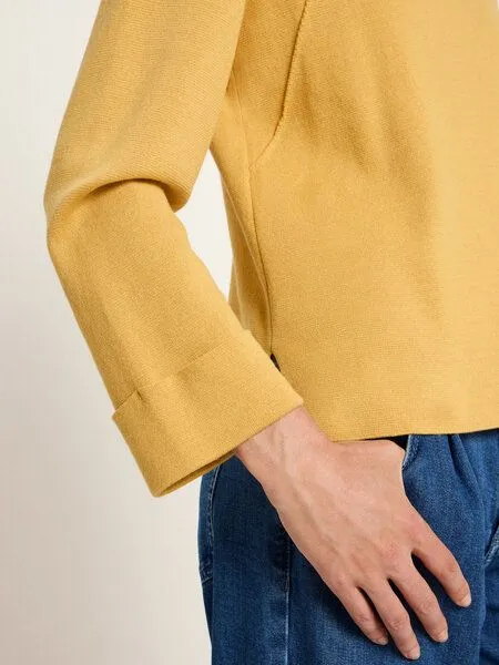 LANIUS LANIUS Pullover in Punto Milano, Honey, – Produktbild 4 von 4