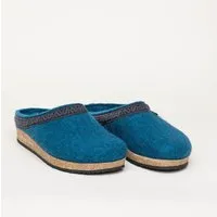 Stegmann Stegmann Filzclog 108 aus 100% edler Merino-Wolle für Damen & Herren | Hochwertiger Filz-Hausschuh - Made in Tirol, Türkis, – Produktbild 1 von 1