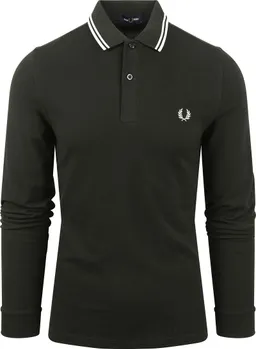Fred Perry Fred Perry Langarm-Poloshirt Dunkelgrün T50 - Größe XL – Produktbild 1 von 1