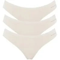 ORGANICATION ORGANICATION KAVINN | Tanga aus Bio-Baumwolle und TENCEL Modal im 3er-Pack, Off white, – Produktbild 1 von 1