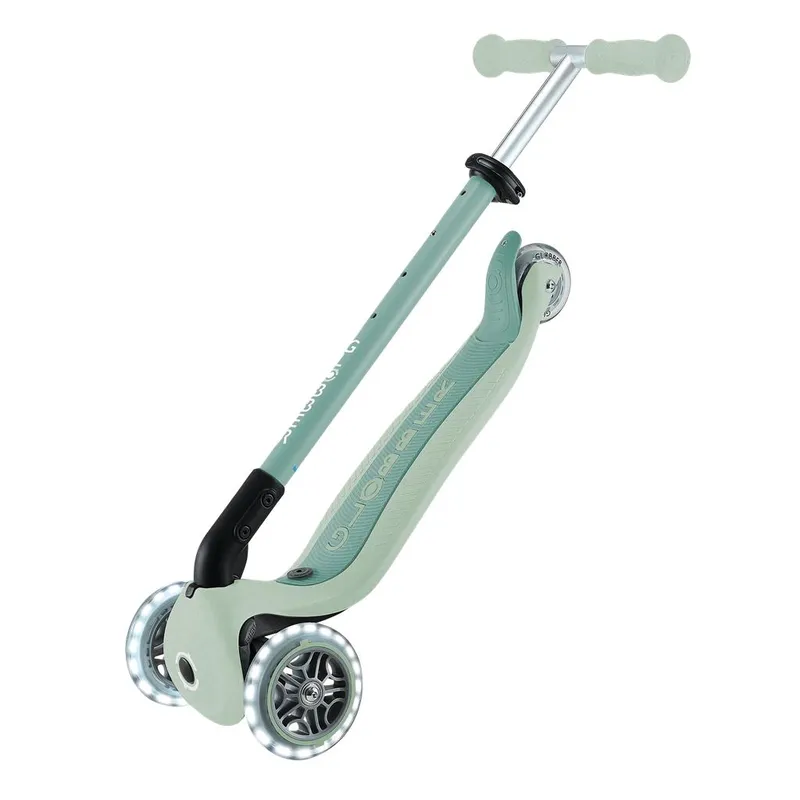 Globber Globber pistazie, 120/80mm, mit Leuchtrollen Scooter Globber Go-Up Active Lights Eco – Produktbild 3 von 7