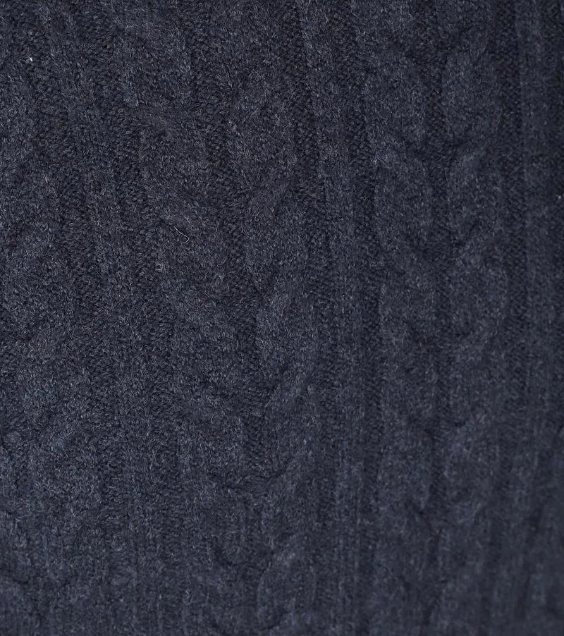 Lyle and Scott Lyle & Scott Cable Pullover Navy - Größe XL, Dunkelblau, – Produktbild 4 von 4