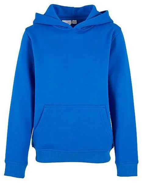 Build Your Brand Build Your Brand Kids´ Organic Hoodie Kapuzenpullover, Blau, – Produktbild 1 von 3
