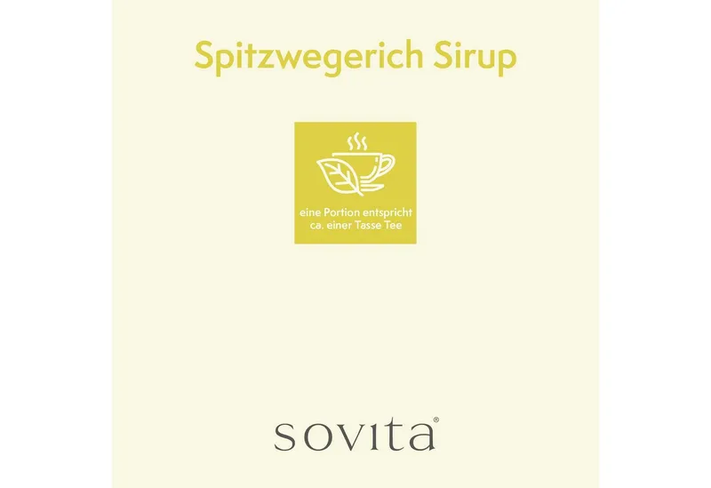 Ascopharm Ascopharm sovita Spitzwegerich Sirup, 250 ml mit Extrakt und Pfefferminzöl vegan 1, 1 er – Produktbild 3 von 5