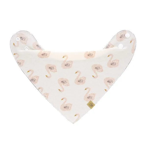 Lässig Lässig Dreieckstuch Lätzchen, 100 % Bio-Baumwolle, Little swan, – Produktbild 1 von 4