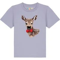 watabout kids watabout.kids T-Shirt Kinder Rehkitz, Lavender, – Produktbild 1 von 1