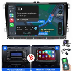ESSGOO Für VW Golf 5 6 Plus Touran Tguan Caddy Passat Carplay Android Auto Autoradio (Carplay Android Auto Bluetooth FM AM RDS) – Produktbild 1 von 1