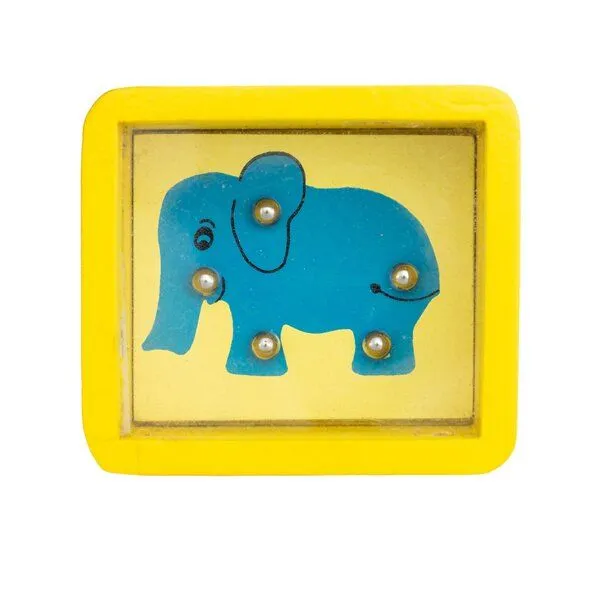 El Puente El Puente Geduldsspiel "Elefant" | Fair Trade & Handmade aus Sri Lanka, Gelb, – Produktbild 1 von 1