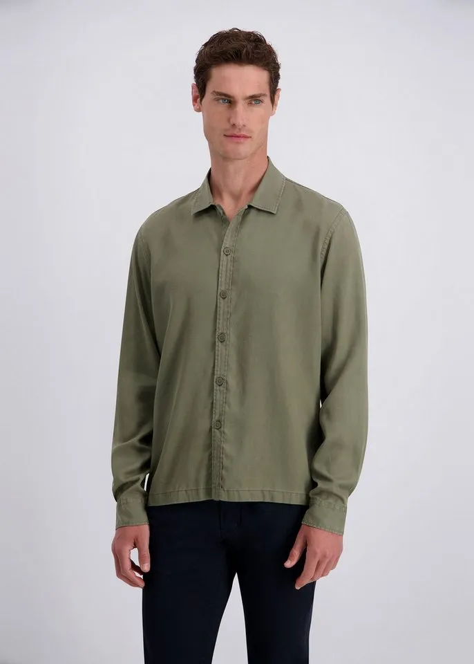 Pierre Cardin Pierre Cardin Langarmhemd im modern Fit, Grün, – Produktbild 1 von 5