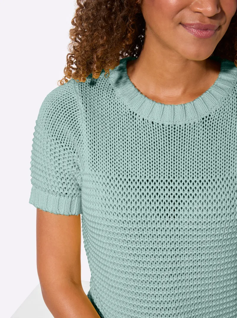 Witt Kurzarmpullover, Zartmint, – Produktbild 1 von 2