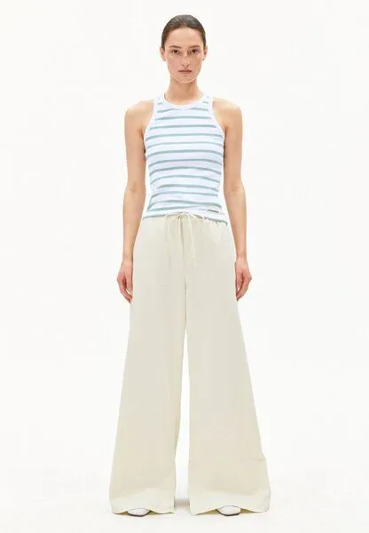 ARMEDANGELS ARMEDANGELS KANITAA STRIPES Damen Ripp-Top aus Bio-Baumwoll Mix, White-foam, – Produktbild 4 von 4