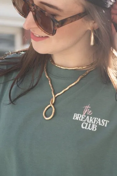 LITSCHI DESIGNS LITSCHI DESIGNS BREAKFAST CLUB SHIRT, Grün, – Produktbild 3 von 3
