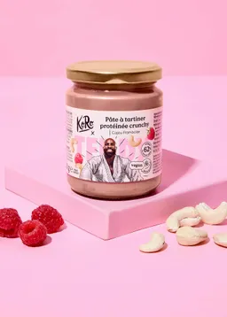 KoRo KoRo Vegane crunchy Proteincreme Cashew-Himbeere | 2 x 200 g – Produktbild 1 von 1