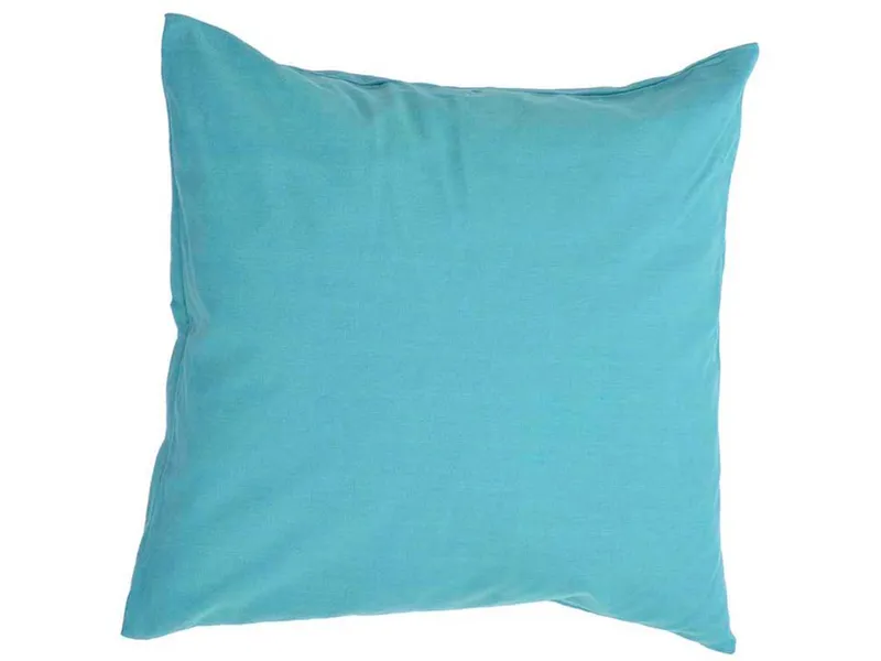HängemattenGlück HängemattenGlück Kissenbezug aus reiner Bio Baumwolle 60x60cm Blautöne, Türkis (blau), – Produktbild 1 von 5