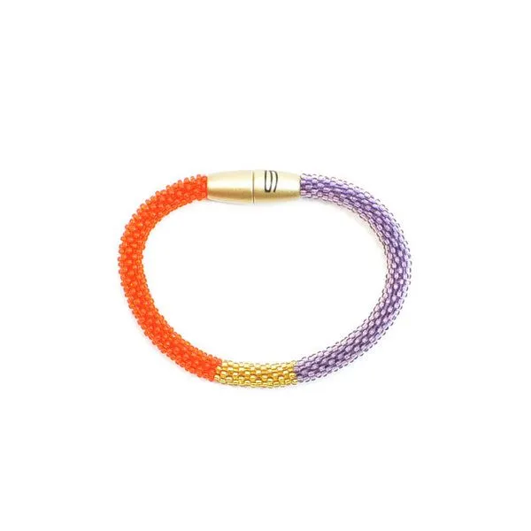 Sakiba Sakiba Armband Svelte Tricolor, Lavendel-orange, – Produktbild 3 von 4