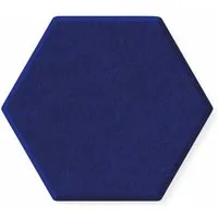 magnetoplan magnetoplan Akustik Wandpaneele "ecoAware" 37 x 32 x 0,9 cm Hexagon, blau, 6 Stk. – Produktbild 1 von 1