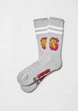 BeSocks BeSocks Bio-Tennissocken in grau - Garfield – Produktbild 1 von 1
