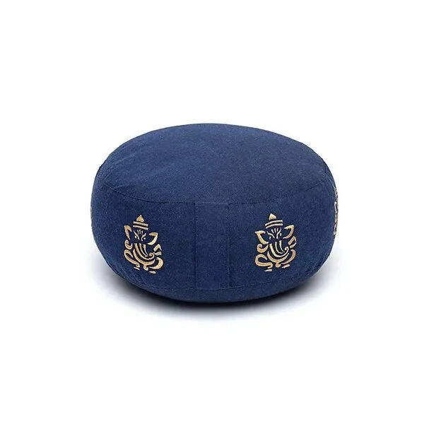 Just Be Just Be Meditationskissen Ganesha, Dunkelblau, – Produktbild 3 von 3