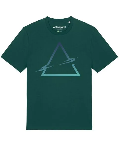 watapparel watapparel T-Shirt Unisex Triangle, Glazed green, – Produktbild 1 von 4