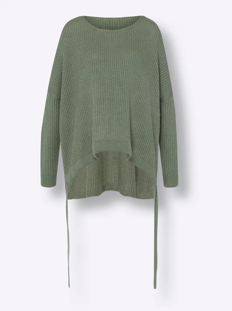 heine Strickpullover khaki, Khaki, – Produktbild 2 von 2
