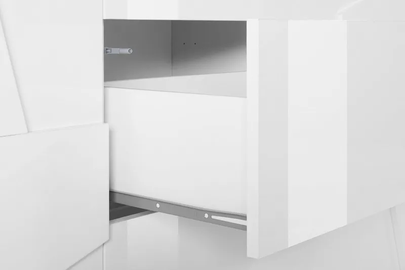 Home affaire Sideboard PING, Breite 224 cm, Weiß, – Produktbild 5 von 5