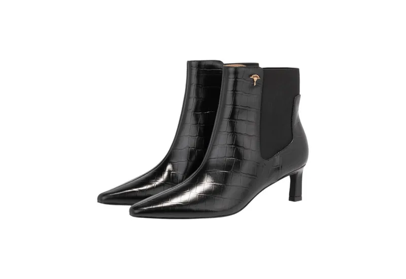 Joop! Joop! - Damen Stiefel Coccodrillo Tia Bootsschuh, Schwarz, – Produktbild 2 von 5
