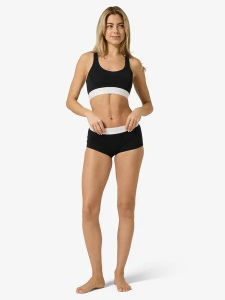 Super.Natural Super.Natural W BIO BASE HIPSTER für Damen, Merino, Jet black, – Produktbild 3 von 4