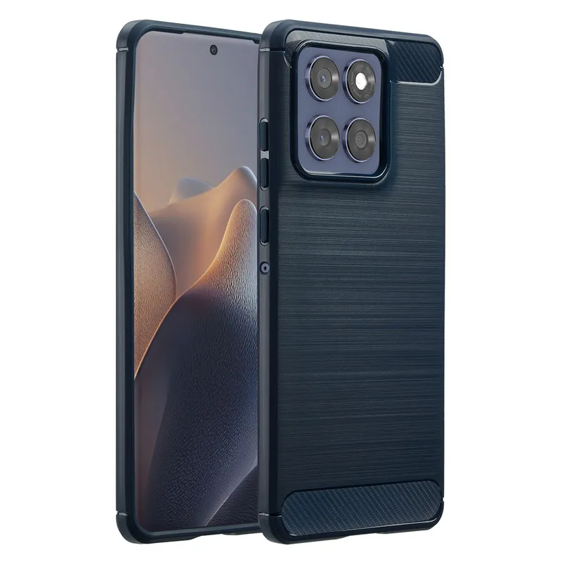 imoshion imoshion Brushed Back Cover für das Motorola Edge 60 Fusion, Dunkelblau, – Produktbild 1 von 1