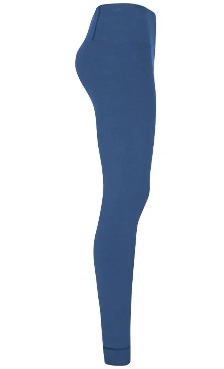nice to meet me nice to meet me Damen vegan Leggings Essential Blue Moon, Dunkelblau, – Produktbild 2 von 2
