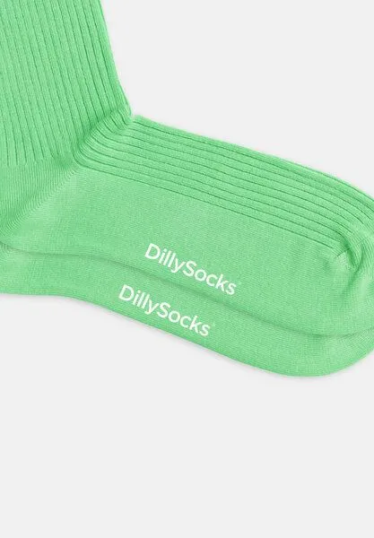 DillySocks DillySocks Socken „Premium Ribbed Collection“, Shiny turquoise - splash pink - pale green - lavender lilac, – Produktbild 3 von 4