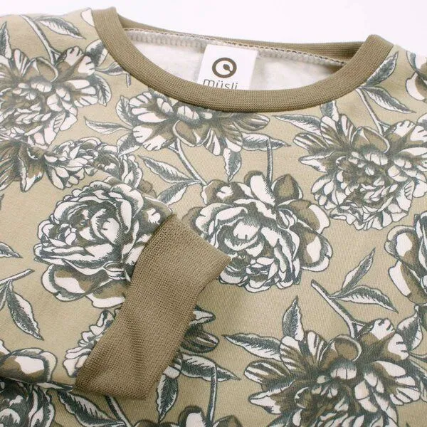 Fred's World by Green Cotton Fred's World by Green Cotton Sweatshirt Blumen, Green, – Produktbild 3 von 3