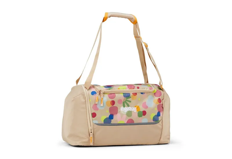 Ergobag Ergobag Schulranzen Sporttasche Flower PowBär 25/26 (1 Stück), mit Nassfach, Schuhfach, Schultasche, Sportbeutel, Braun, – Produktbild 1 von 4