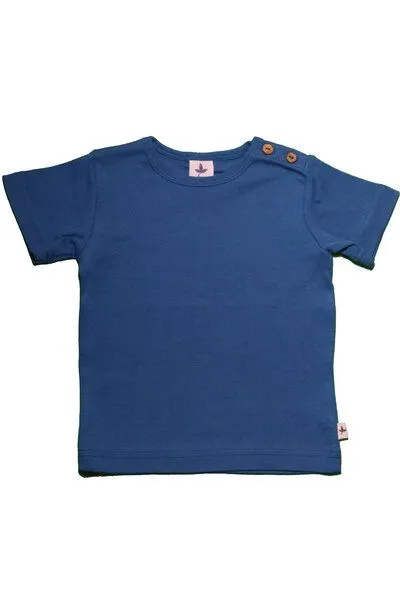 Leela Cotton Leela Cotton Kinder Kurzarmshirt Bio-Baumwolle, Seaport, – Produktbild 1 von 2