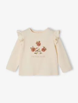 Vertbaudet Baby Shirt mit Volants und 3D-Tüllblumen – Produktbild 1 von 1