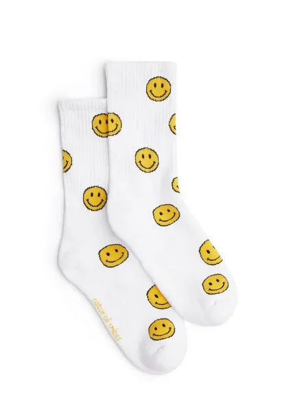 Natural Vibes Natural Vibes Big Smiles Bio GOTS | Bunte Tennissocken | Herren Damen Socken | – Produktbild 3 von 3
