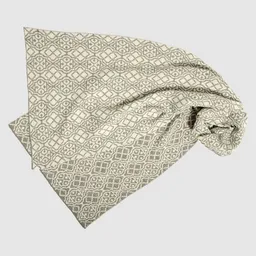 LANARTO slow fashion LANARTO slow fashion Schal Muster 'Netz' zweifarbig gestrickt aus mulesingfreier Merinowolle – Produktbild 1 von 1