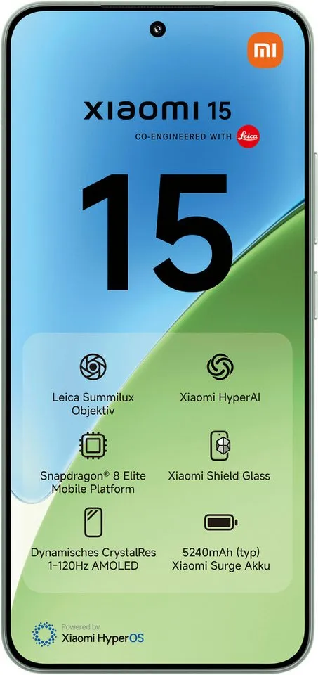 Xiaomi Xiaomi 15 512GB, Grün, – Produktbild 4 von 7