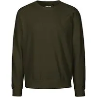 Neutral Neutral® Neutral Sweatshirt Pullover Sweater Pulli 100% GOTS Bio Baumwolle, Oliv, – Produktbild 1 von 1