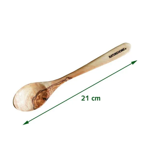 NATUREHOME NATUREHOME Esslöffel Kochlöffel Hollöffel aus echtem Olivenholz – Produktbild 5 von 6