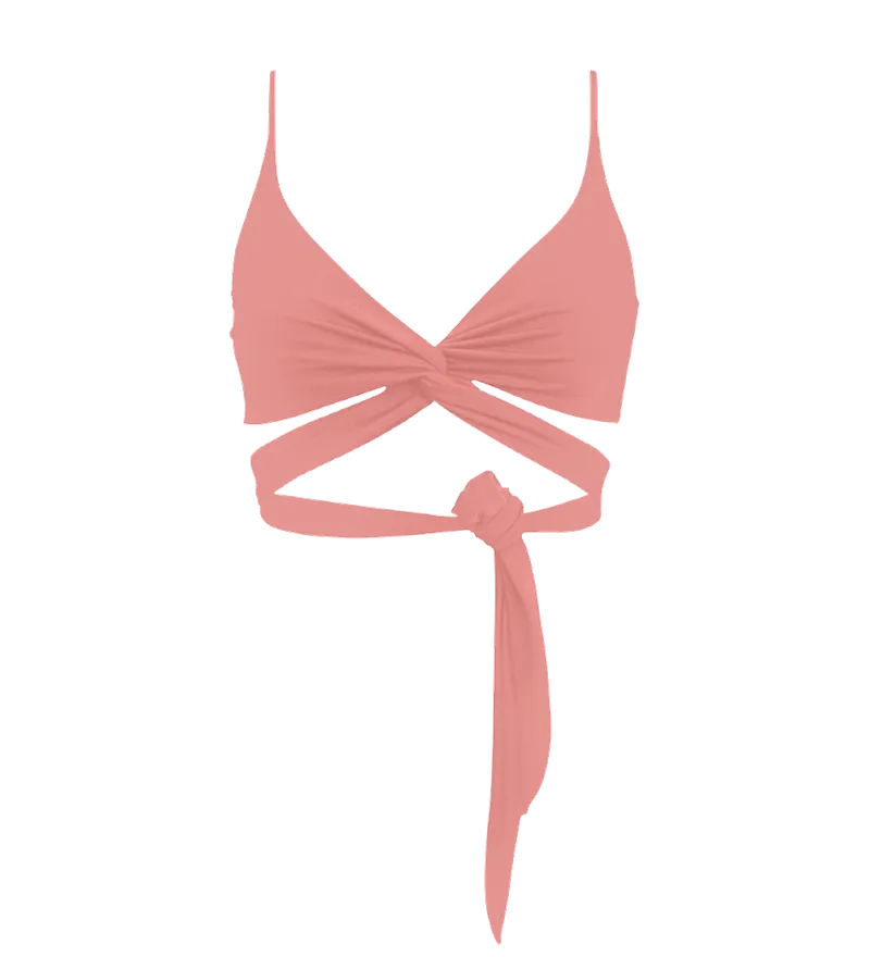 Anekdot Anekdot Damen vegan Lin Bikini Top, Hell-pink, – Produktbild 1 von 2