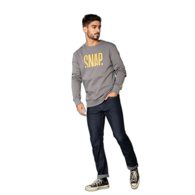 Snap Climbing Pullover mit Logo Snap Climbing, Gris, – Produktbild 1 von 1