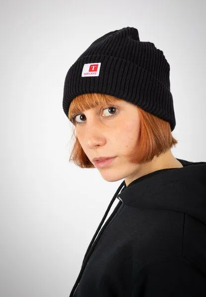 TORLAND TORLAND Beanie FISHERMAN, Schwarz (black), – Produktbild 2 von 3