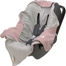 Lässig Einschlagdecke Einschlagdecke für Babyschale, dusty pink, LÄSSIG, GOTS made with organic materials, zertifiziert durch BCS 27262 – Produktbild 1 von 1