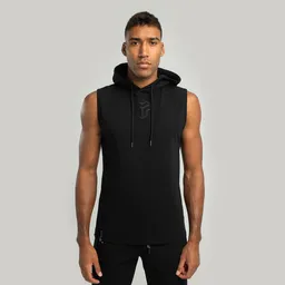 GymBeam OG1 GymBeam Essential Hoodie Tank-Top in Black -STRIX XL – Produktbild 1 von 1